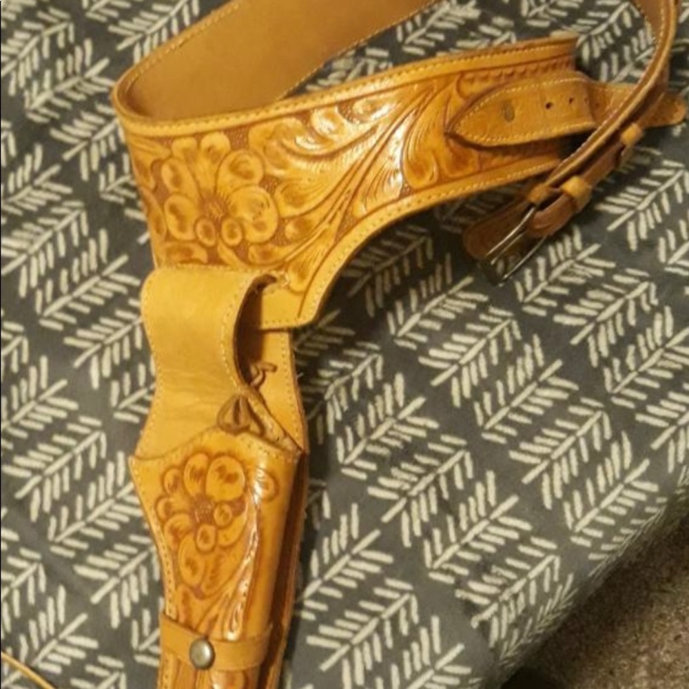 Authentic gun belt.